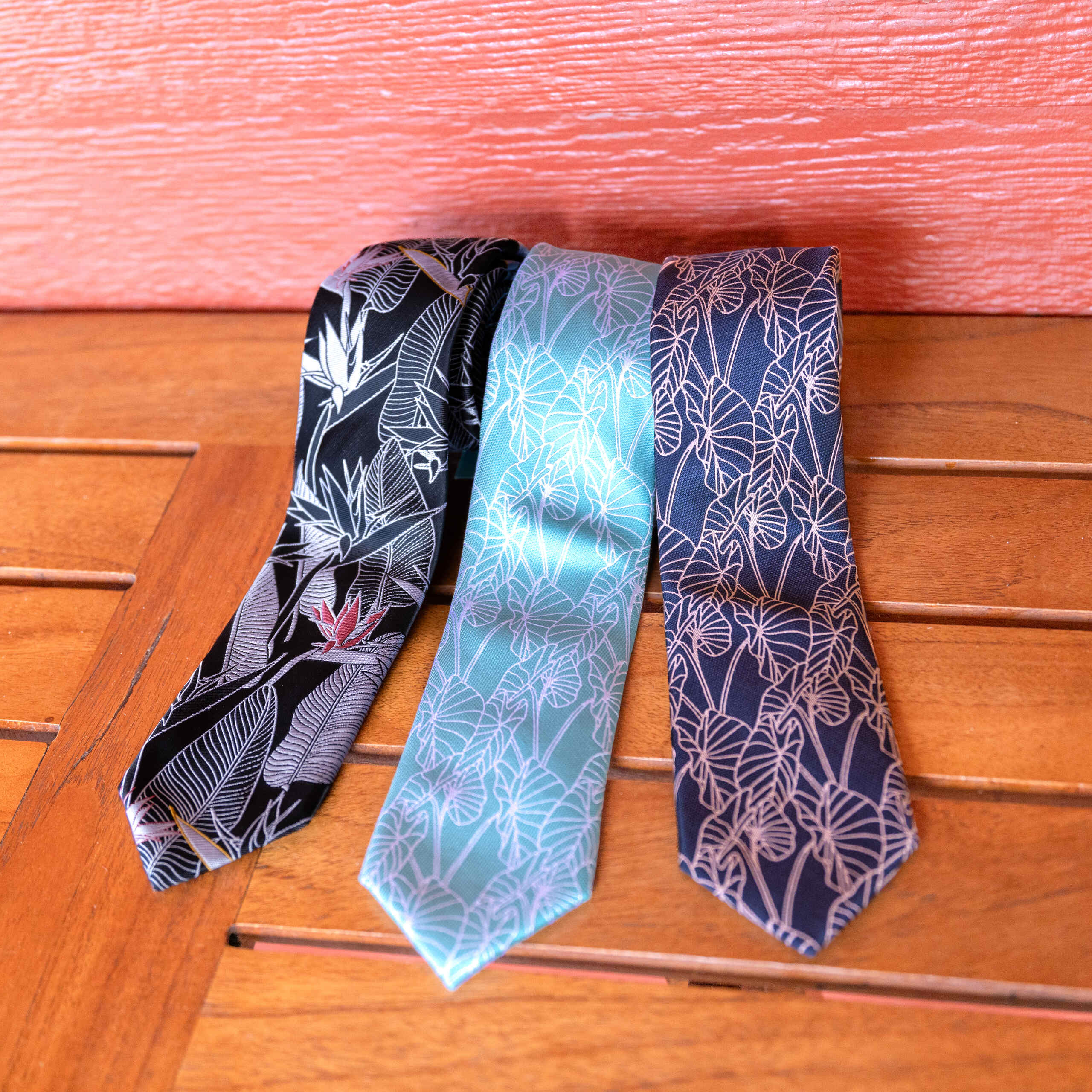 Pineapple Palaka Ties